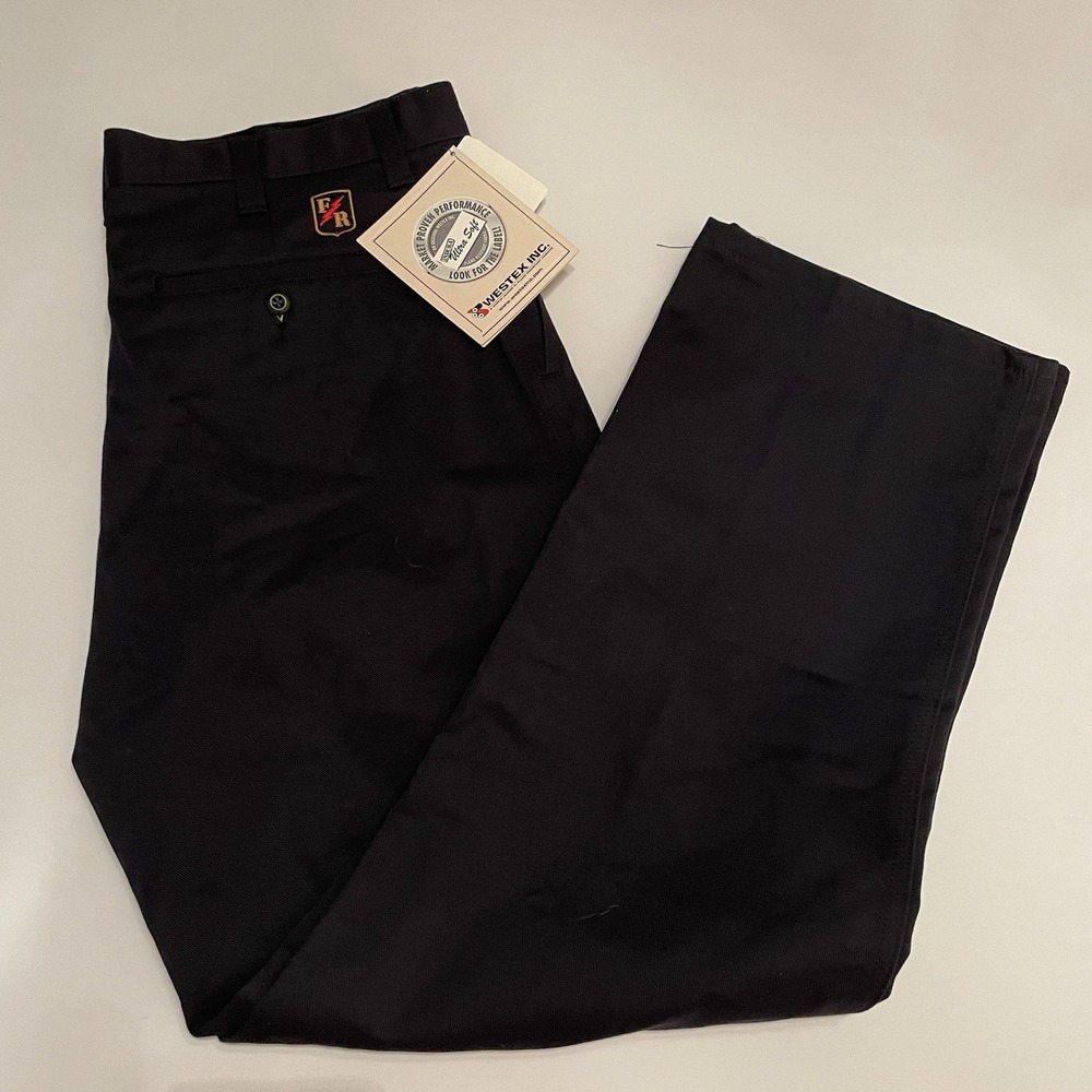 WESTEX Flame Resistant Work‎ Pants FR Protective Apparel Black Size 30